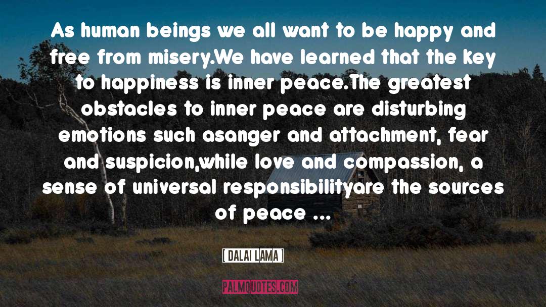 Happiness Freedom And Peace Of Mind quotes by Dalai Lama