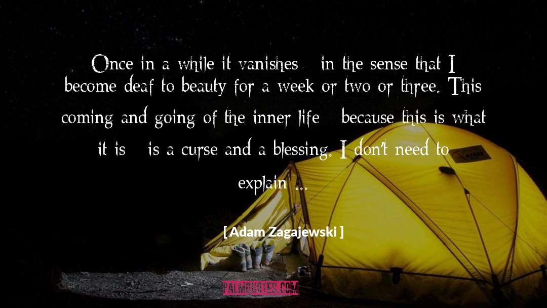 Happiness Is An Inner Perception quotes by Adam Zagajewski