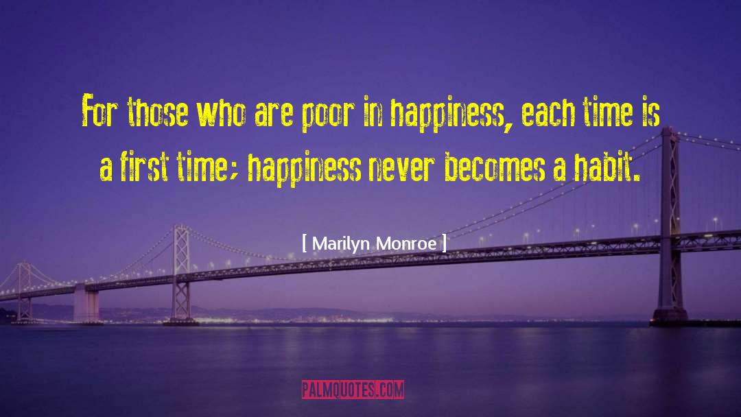 Happiness Is For Fools quotes by Marilyn Monroe