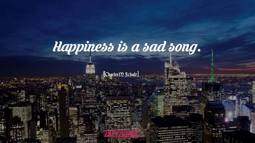 Happiness Is quotes by Charles M. Schulz