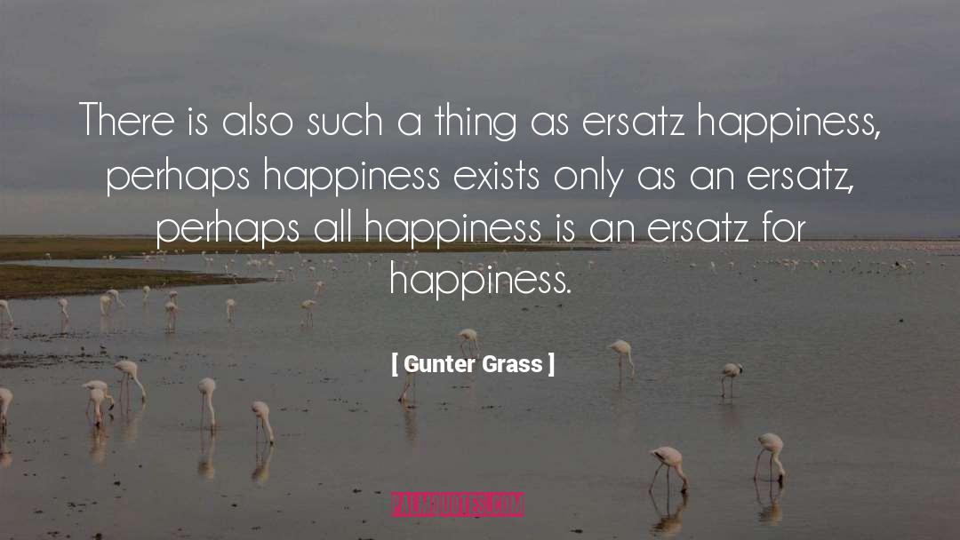 Happiness Is quotes by Gunter Grass