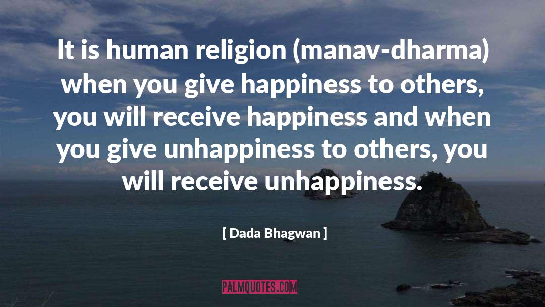 Happiness Kitsch quotes by Dada Bhagwan