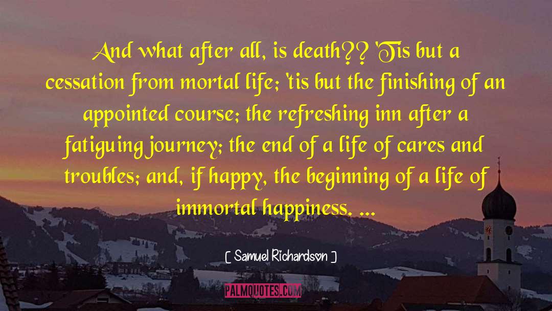 Happiness Life Motivational quotes by Samuel Richardson