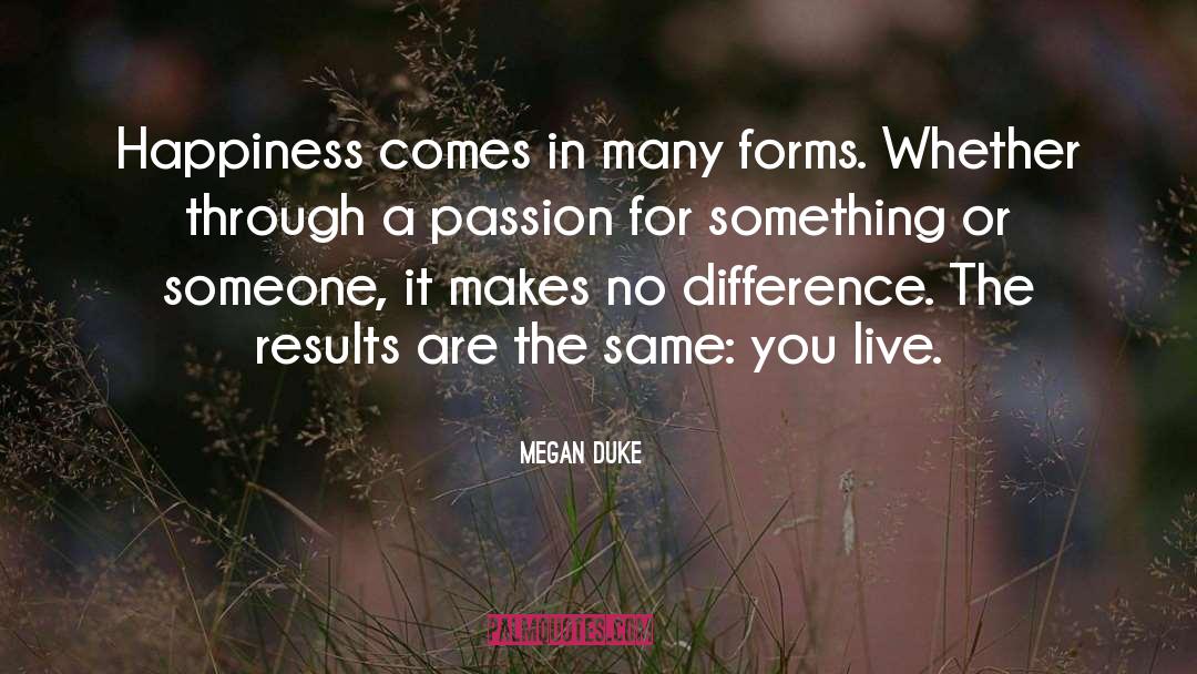 Happiness Life quotes by Megan Duke
