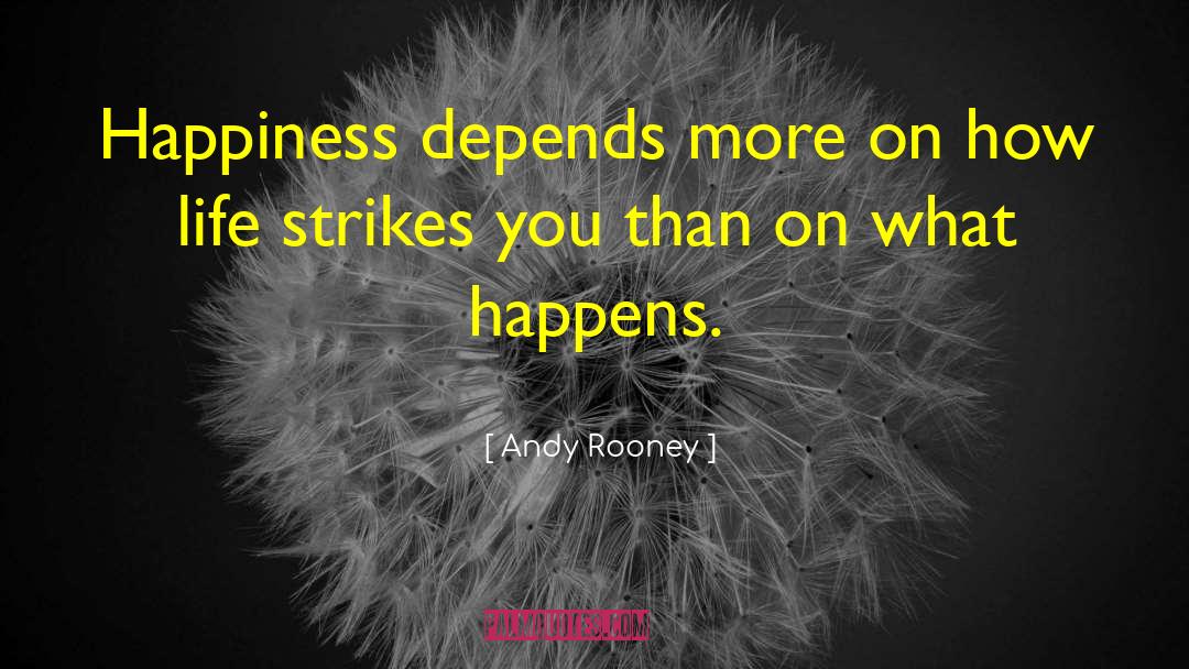 Happiness Life quotes by Andy Rooney