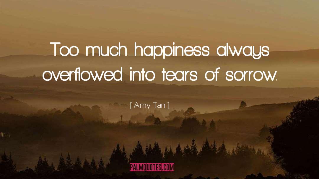 Happiness Sadness quotes by Amy Tan