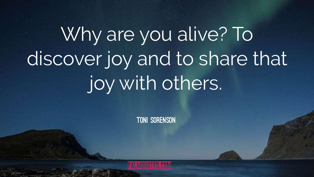 Happiness With Others quotes by Toni Sorenson