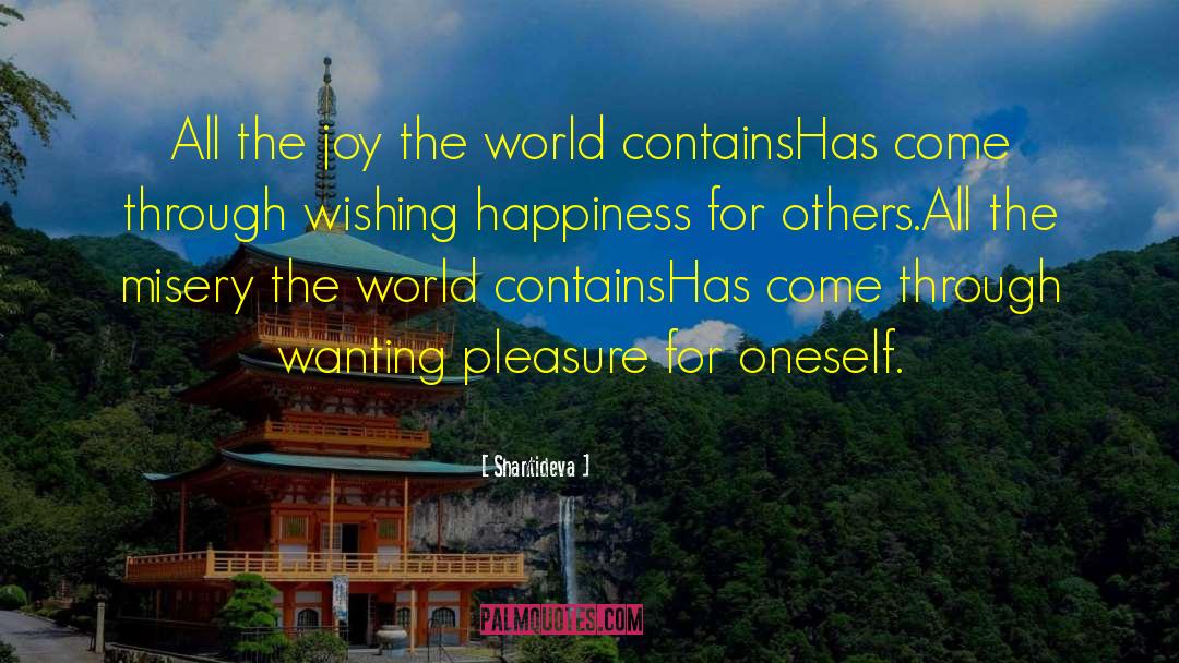 Happiness Within quotes by Shantideva