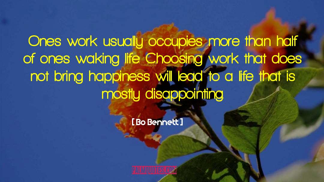 Happiness Work quotes by Bo Bennett
