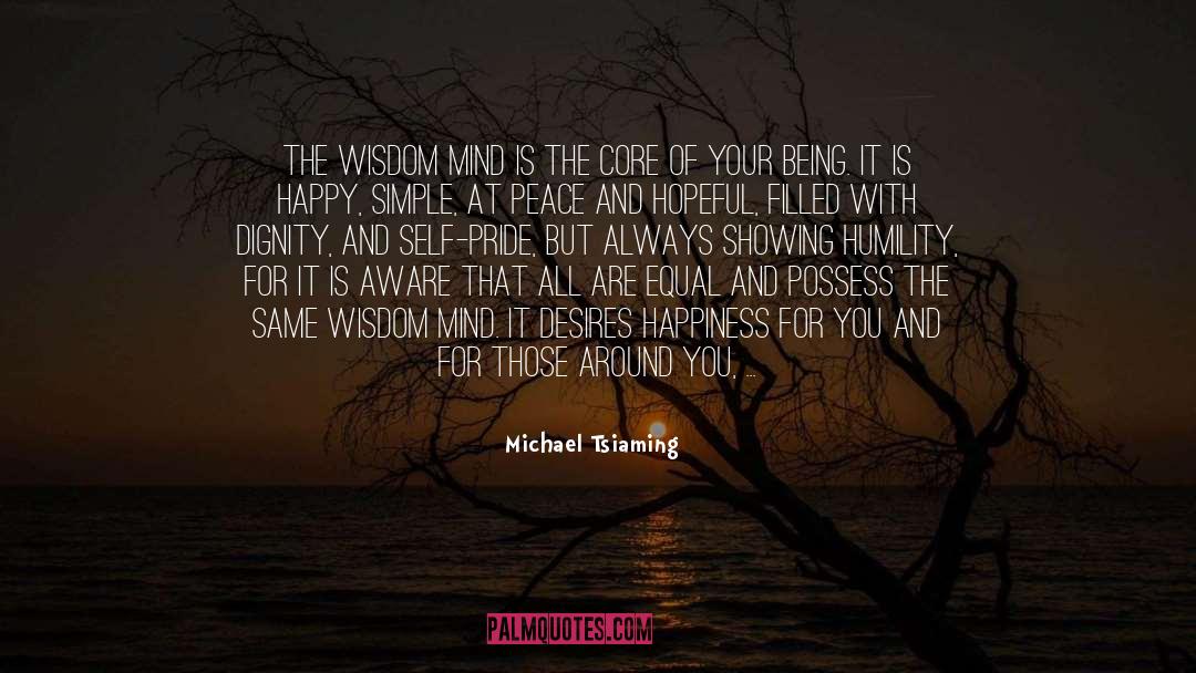 Happy And Content quotes by Michael Tsiaming