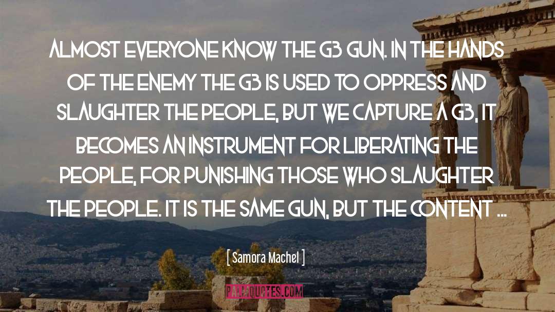 Happy And Content quotes by Samora Machel