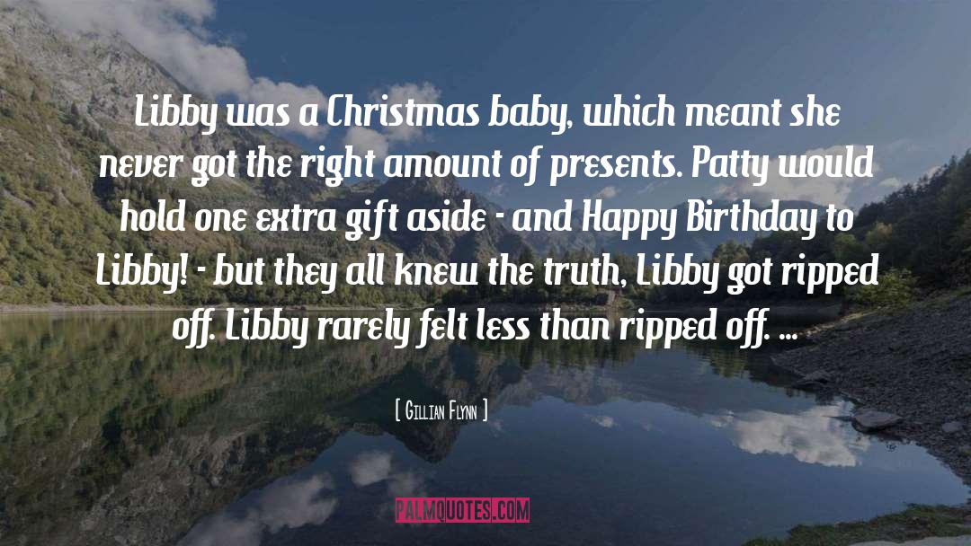 Happy Birthday Baby Jesus quotes by Gillian Flynn