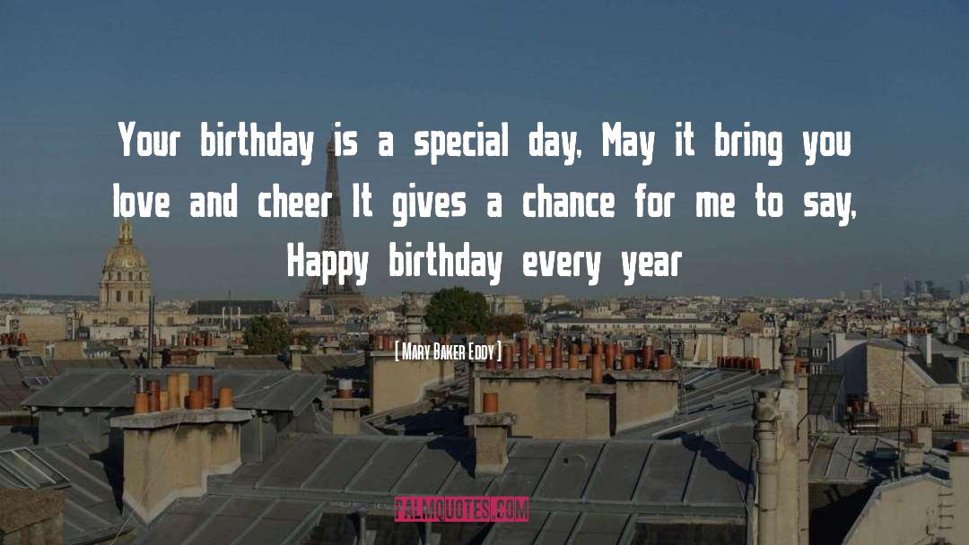 Happy Birthday Tina quotes by Mary Baker Eddy