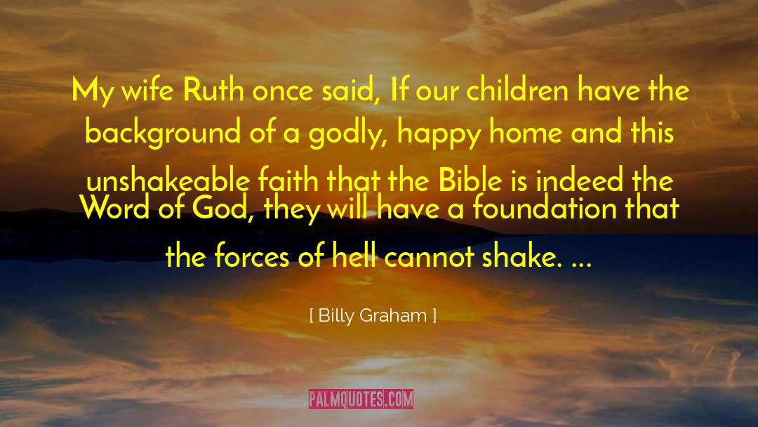 Happy Camping quotes by Billy Graham