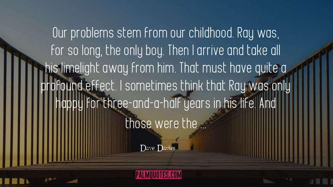 Happy Childhood quotes by Dave Davies