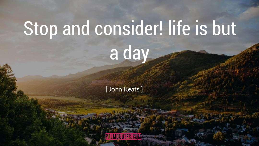 Happy Day quotes by John Keats