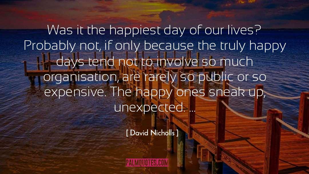 Happy Days quotes by David Nicholls