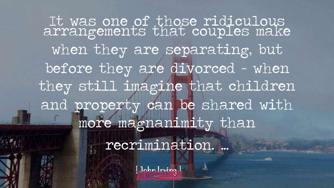 Happy Divorce quotes by John Irving