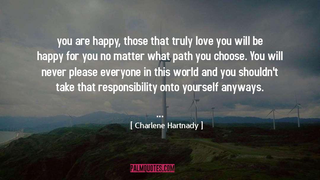 Happy For You quotes by Charlene Hartnady