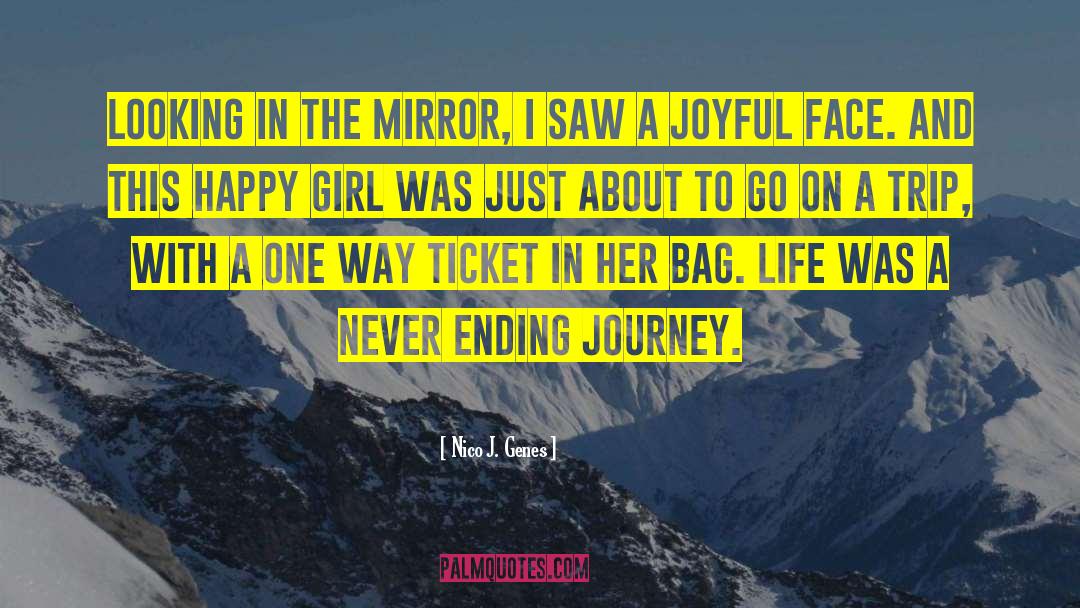 Happy Girl quotes by Nico J. Genes