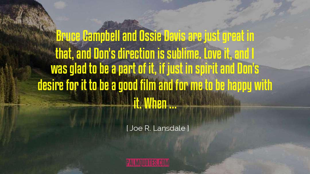 Happy Joe Cider quotes by Joe R. Lansdale