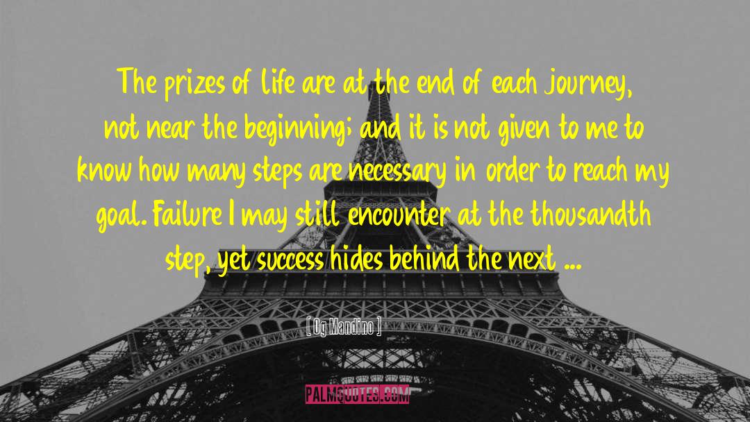 Happy Journey And Success quotes by Og Mandino