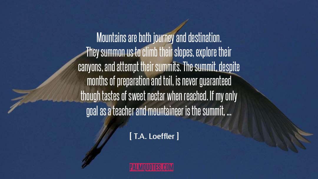 Happy Journey And Success quotes by T.A. Loeffler