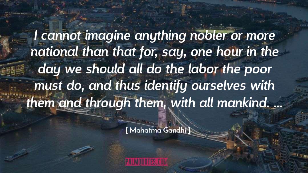 Happy Labor Day quotes by Mahatma Gandhi