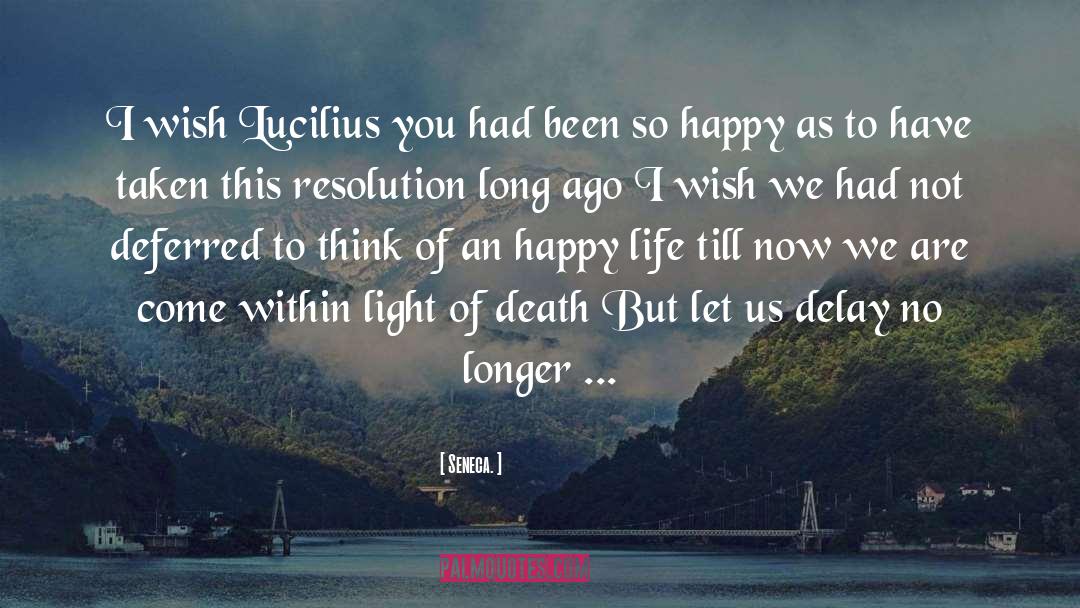 Happy Life quotes by Seneca.