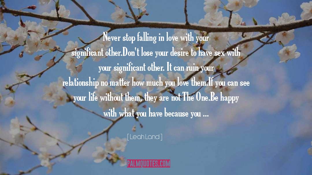 Happy Love Life Tagalog quotes by Leah Land