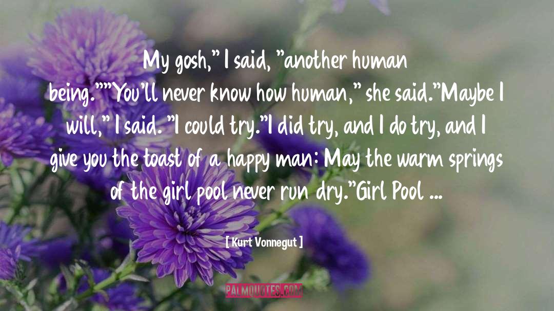 Happy Man quotes by Kurt Vonnegut