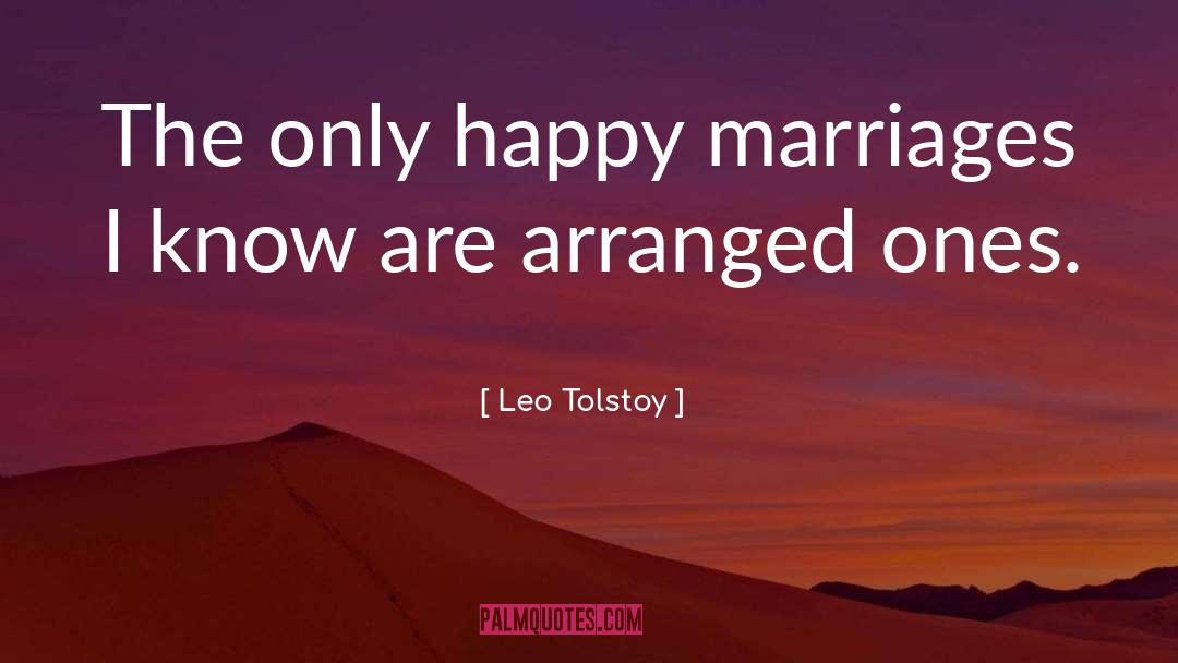 Happy Marriages quotes by Leo Tolstoy