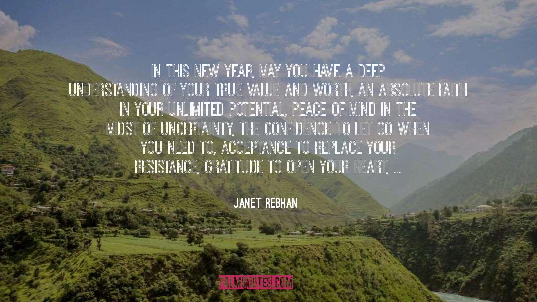Happy New Year 2017 quotes by Janet Rebhan