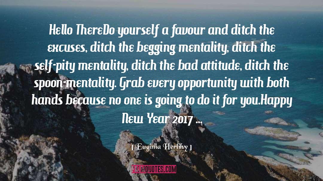 Happy New Year 2017 quotes by Euginia Herlihy