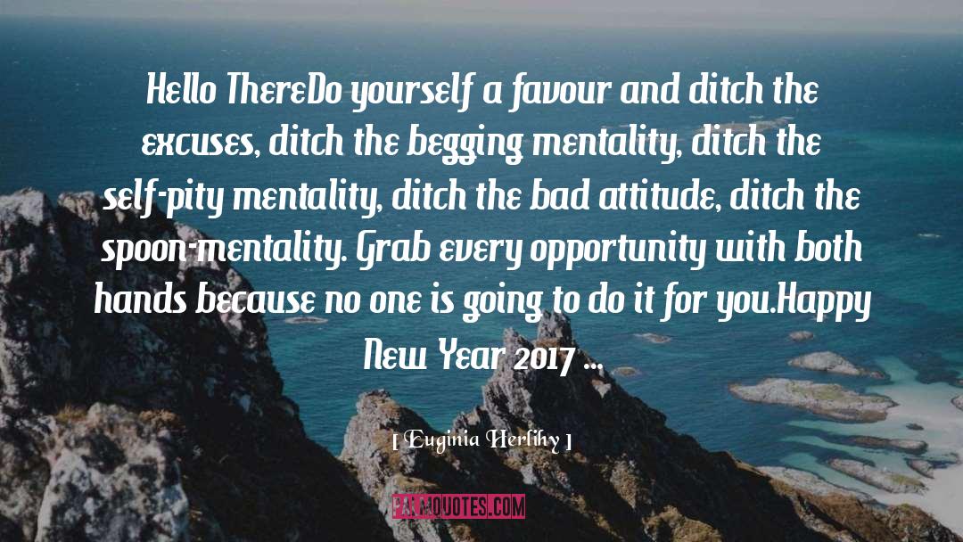 Happy New Year 2017 Sms quotes by Euginia Herlihy