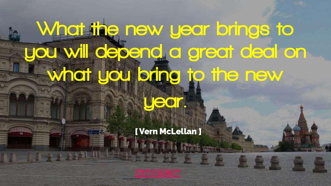 Happy New Year Diet quotes by Vern McLellan