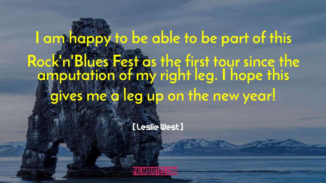 Happy New Year Inspirational quotes by Leslie West