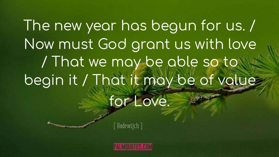 Happy New Year Love quotes by Hadewijch