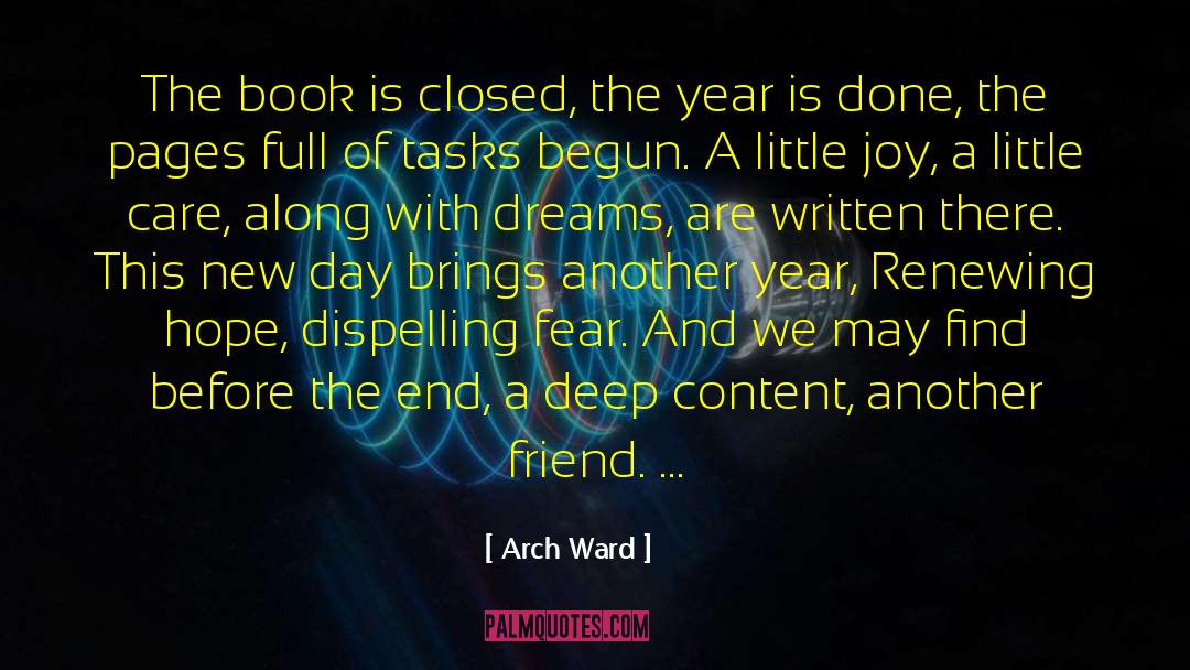 Happy New Year quotes by Arch Ward