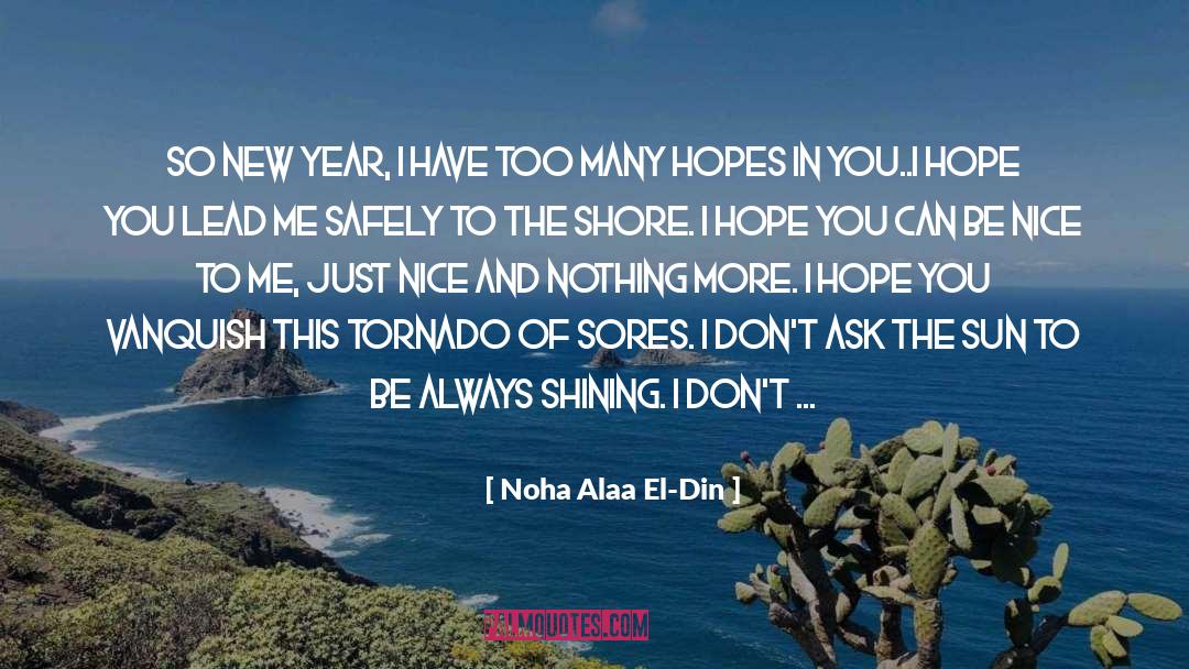 Happy New Year Wishes quotes by Noha Alaa El-Din