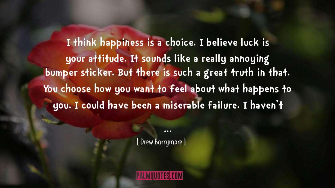 Happy Person quotes by Drew Barrymore