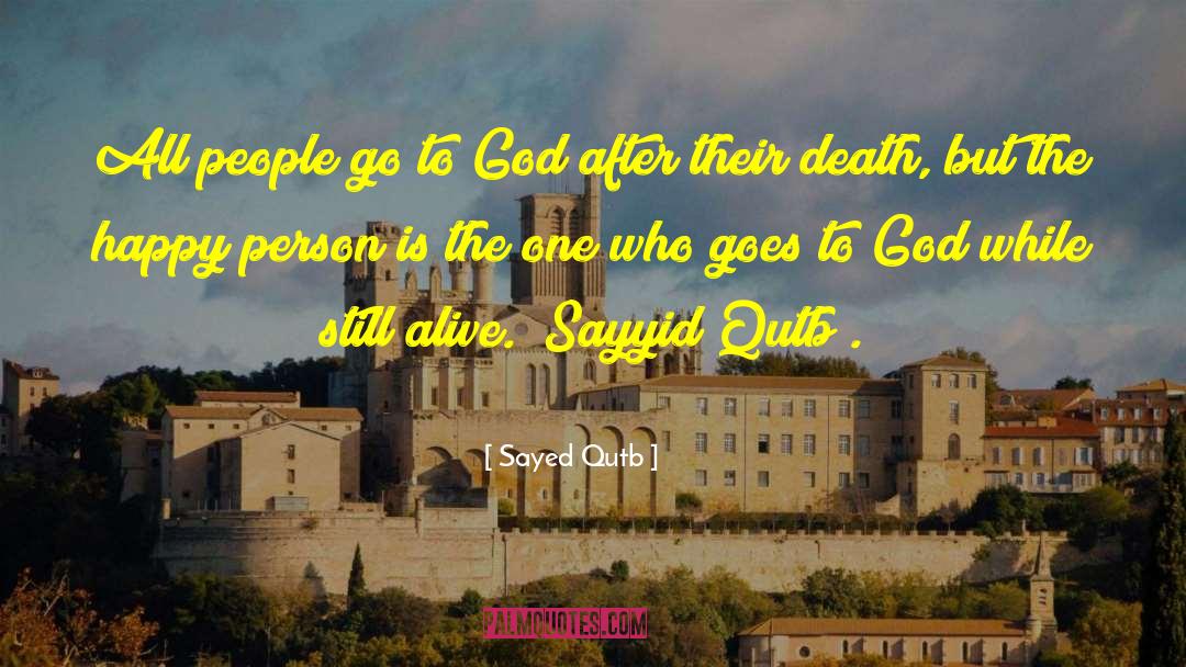 Happy Person quotes by Sayed Qutb