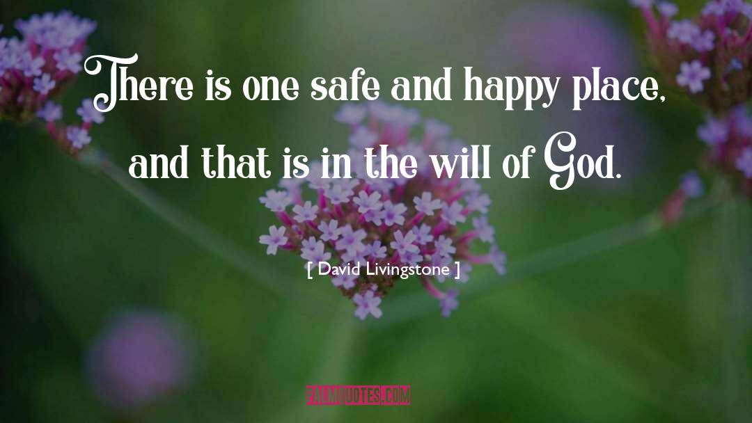 Happy Place quotes by David Livingstone