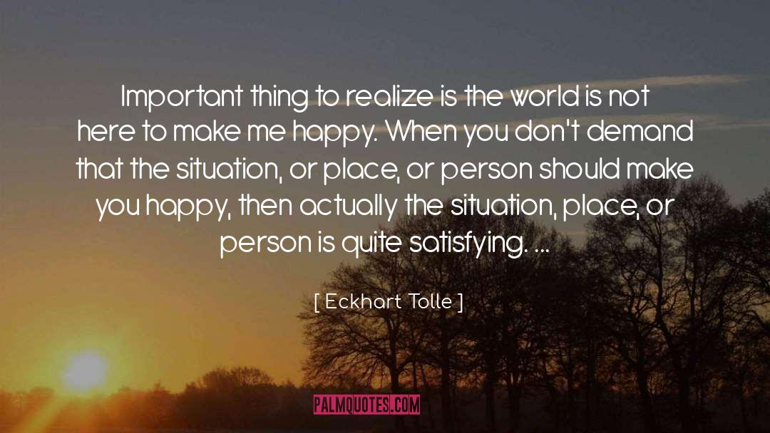 Happy Smile quotes by Eckhart Tolle