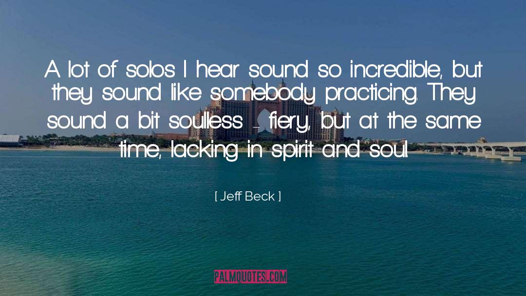 Happy Spirit quotes by Jeff Beck