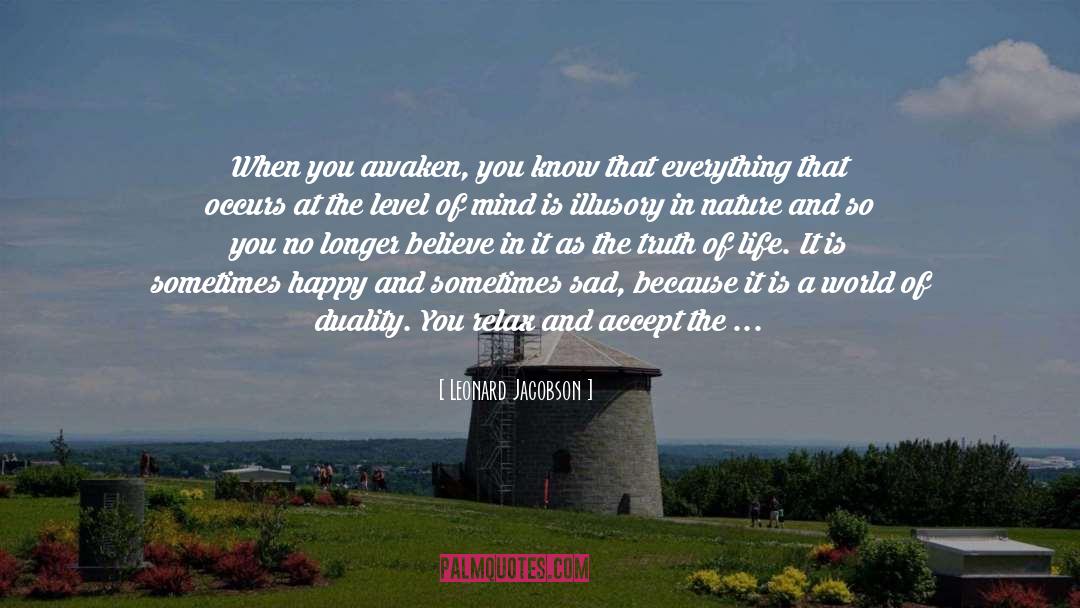 Happy Spirit quotes by Leonard Jacobson