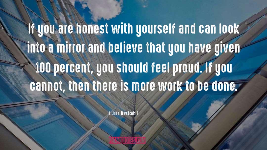 Happy With Yourself quotes by John Havlicek