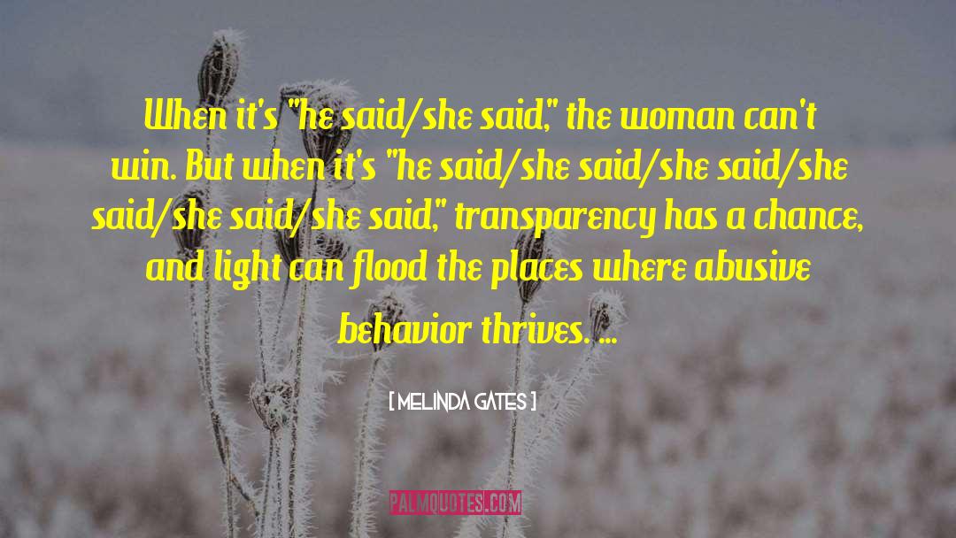 Harassment quotes by Melinda Gates