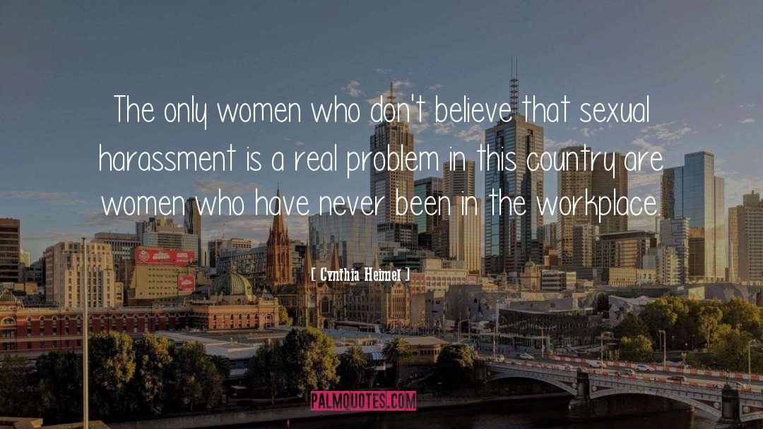 Harassment quotes by Cynthia Heimel