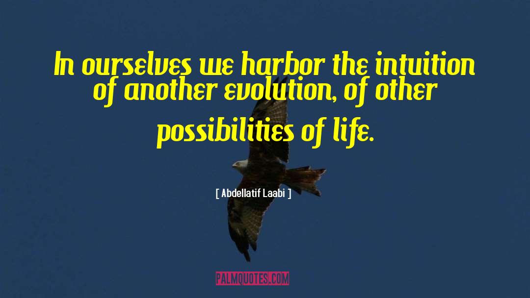 Harbor quotes by Abdellatif Laabi